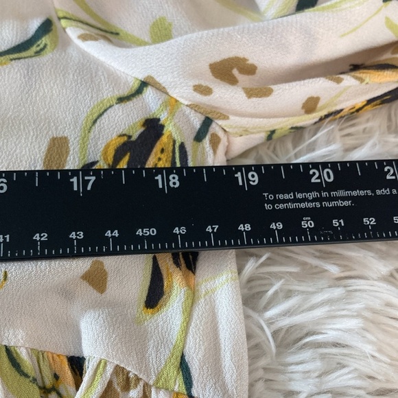 Free People Bella porcelain floral oversized tunic Sz Small EUC - Picture 10 of 11